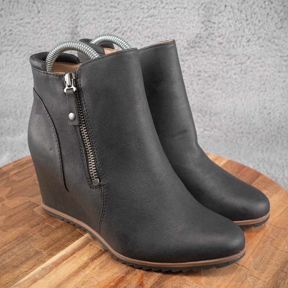 Soul Naturalizer Haley‎ Booties Black Nubuck 7 M
